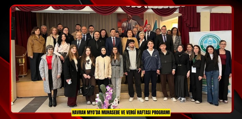 Havran MYO’da muhasebe ve vergi haftası programı