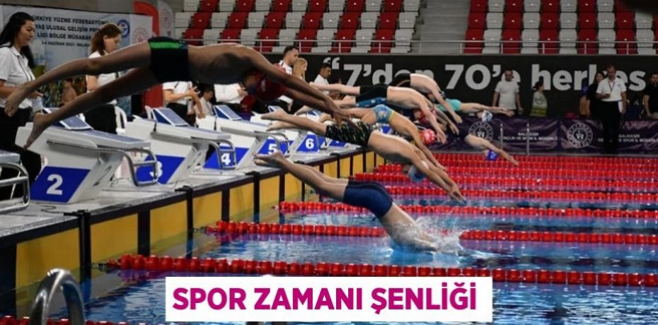 Spor zamanı şenliği
