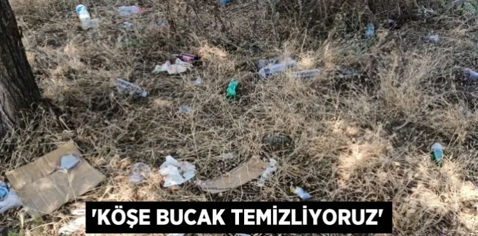 'KÖŞE BUCAK TEMİZLİYORUZ'