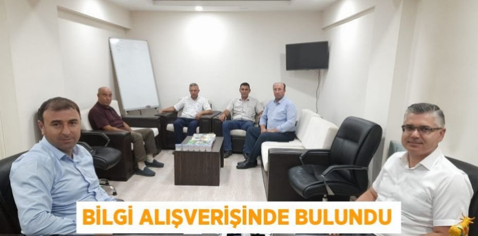 Bilgi alışverişinde bulundu