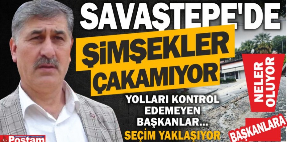 SAVAŞTEPE'DE ŞİMŞEKLER ÇAKAMIYOR