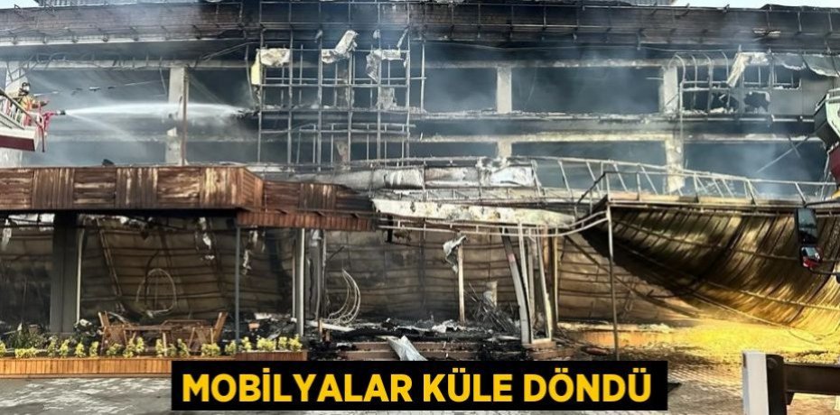 Mobilyalar küle döndü