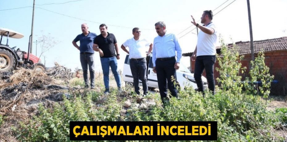 Çalışmaları inceledi