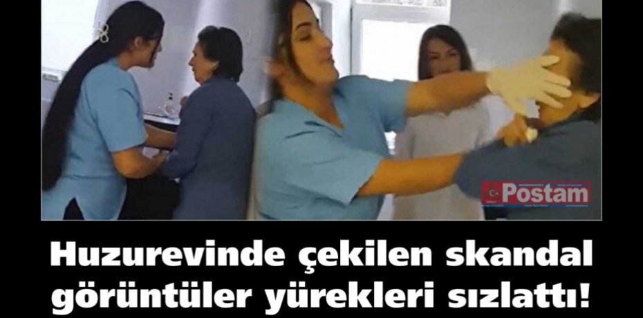 Huzurevinde çekilen skandal görüntüler yürekleri sızlattı!