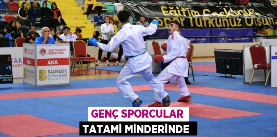 GENÇ SPORCULAR TATAMİ MİNDERİNDE 