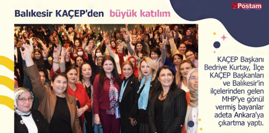 Balıkesir KAÇEP'den büyük katılım