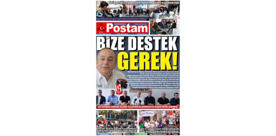 BİZE DESTEK GEREK!