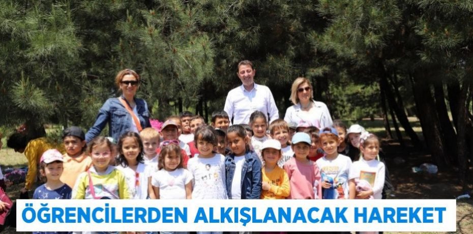 Öğrencilerden alkışlanacak hareket