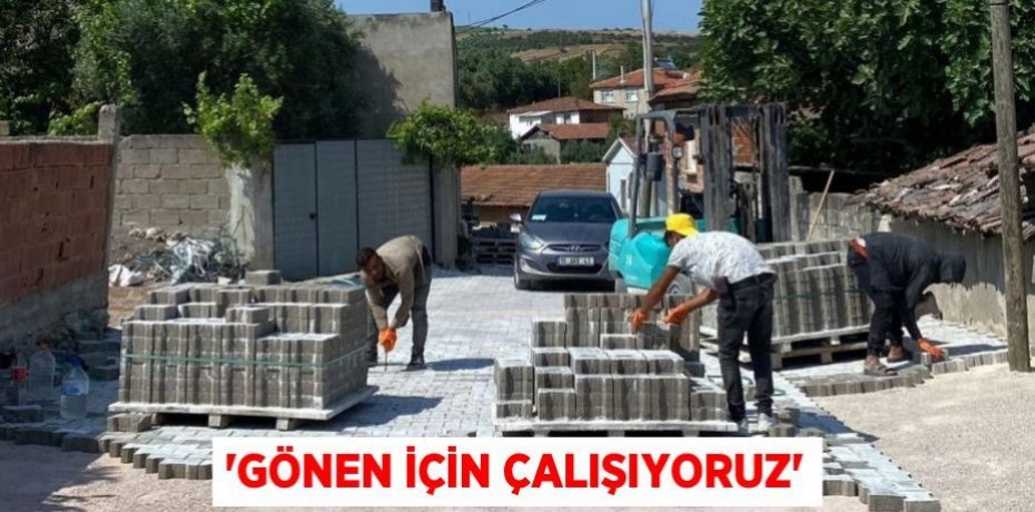 'GÖNEN İÇİN ÇALIŞIYORUZ'