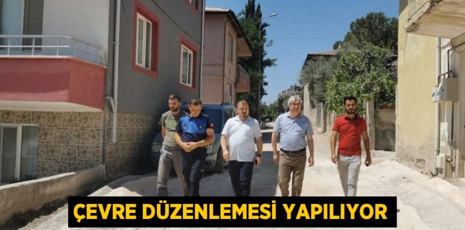 Çevre düzenlemesi yapılıyor