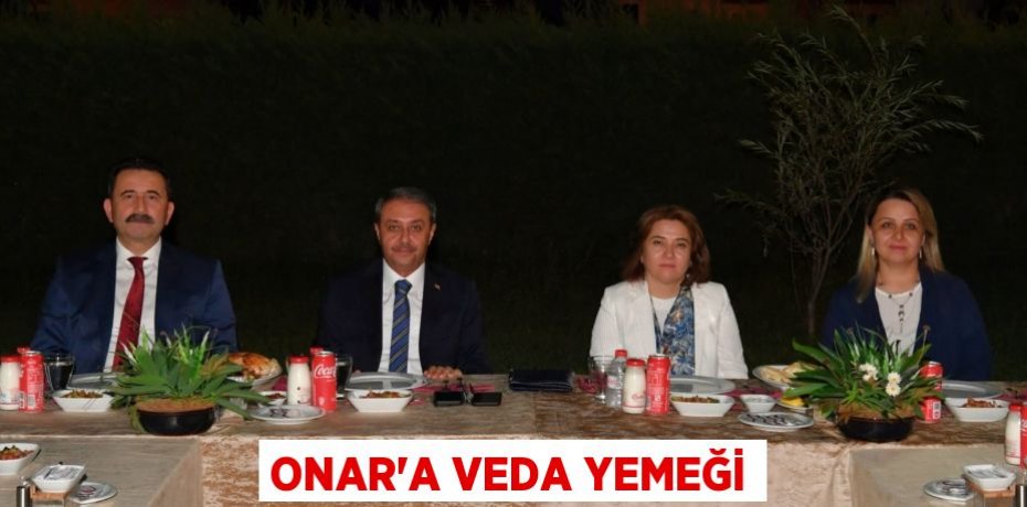 Onar'a Veda Yemeği