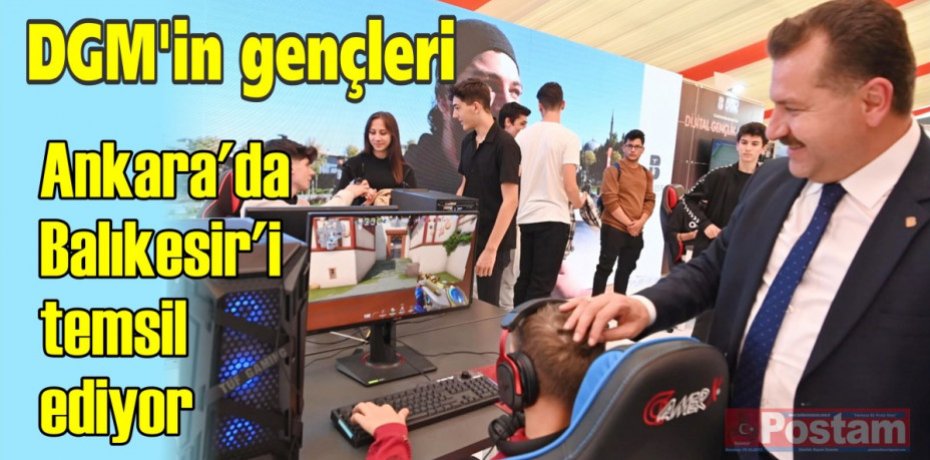 DGM’in gençleri Ankara’da Balıkesir’i temsil ediyor