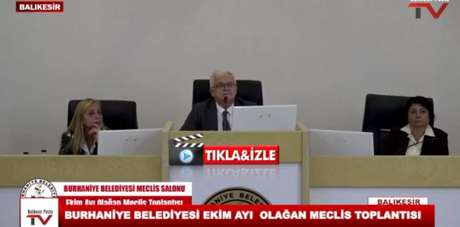 BURHANİYE BELEDİYESİ EKİM AYI OLAĞAN MECLİS TOPLANTISI