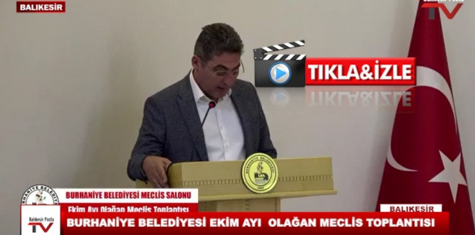BURHANİYE BELEDİYESİ EKİM AYI OLAĞAN MECLİS TOPLANTISI