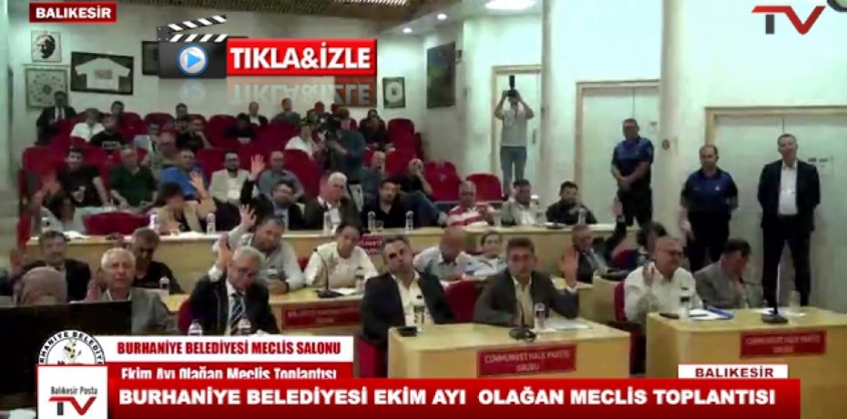 BURHANİYE BELEDİYESİ EKİM AYI OLAĞAN MECLİS TOPLANTISI