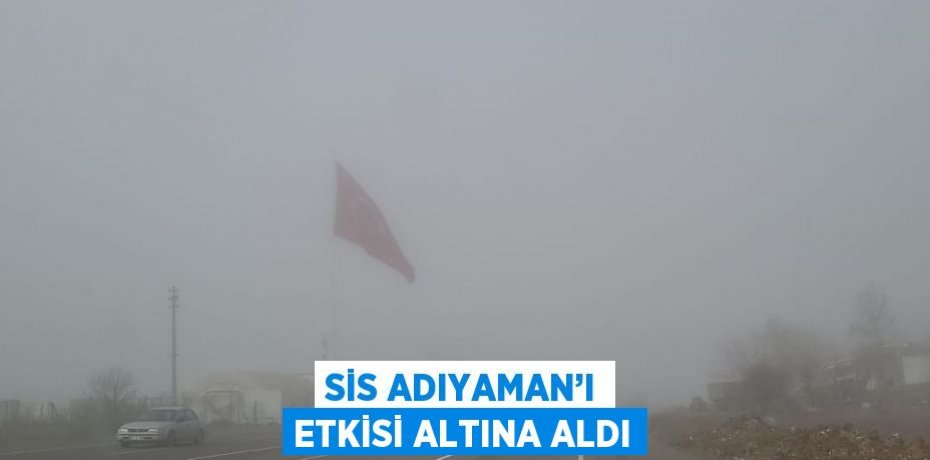 SİS ADIYAMAN’I ETKİSİ ALTINA ALDI