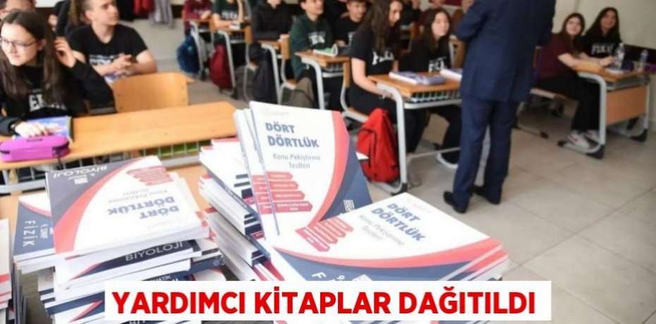 Yardımcı kitaplar dağıtıldı