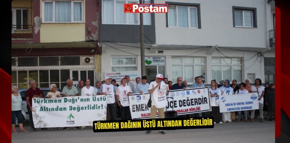 TÜRKMEN DAĞININ ÜSTÜ ALTINDAN DEĞERLİDİR