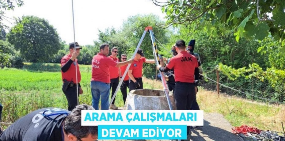 Arama çalışmaları devam ediyor