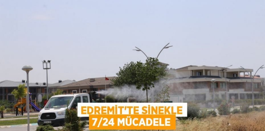 Edremit’te sinekle 7/24 mücadele