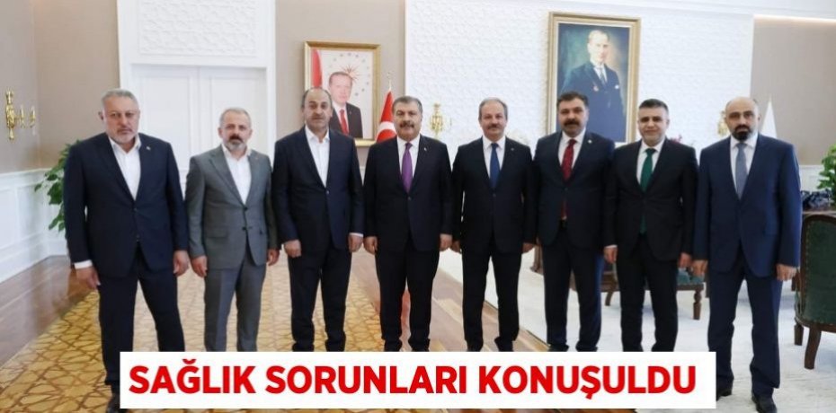 SAĞLIK SORUNLARI KONUŞULDU