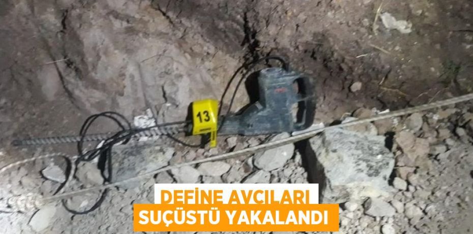 Define avcıları suçüstü yakalandı