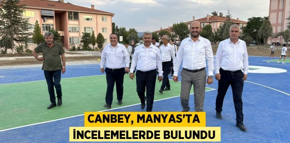 Canbey, Manyas'ta incelemelerde bulundu
