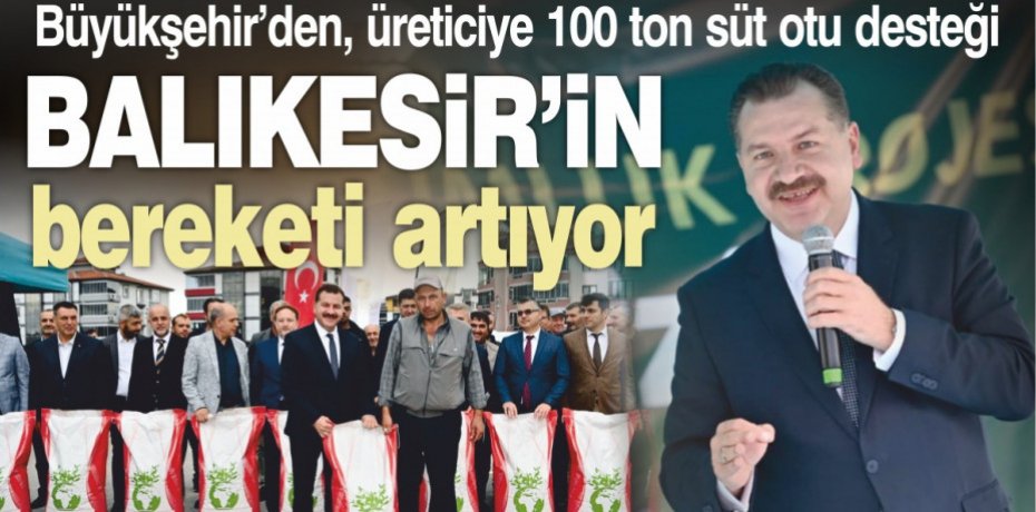 Balıkesir’in bereketi artıyor