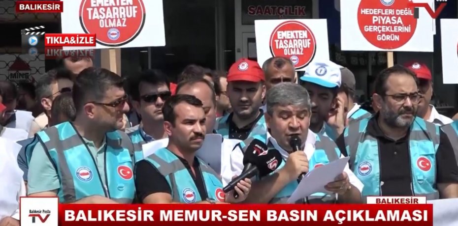 BALIKESİR MEMUR-SEN BASIN AÇIKLAMASI  6