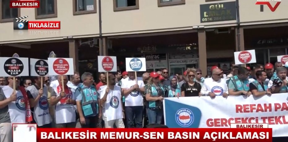 BALIKESİR MEMUR-SEN BASIN AÇIKLAMASI 7