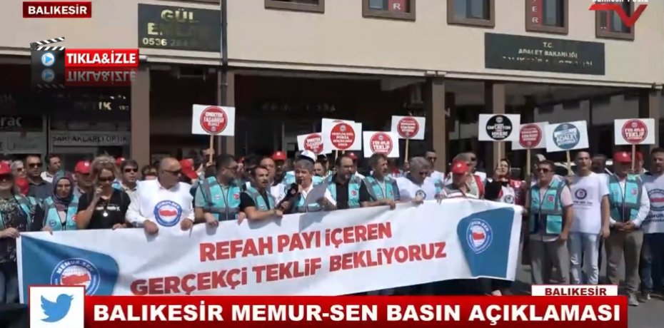BALIKESİR MEMUR-SEN BASIN AÇIKLAMASI  3