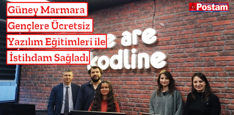 Güney Marmara Gençlere Ücretsiz Yazılım Eğitimleri ile İstihdam Sağladı