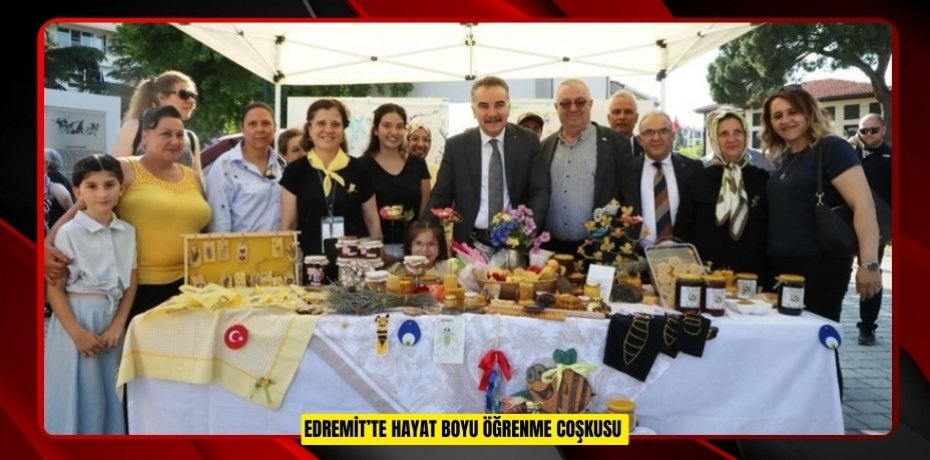Edremit’te hayat boyu öğrenme coşkusu  