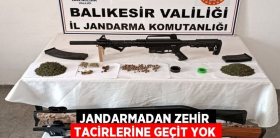 Jandarmadan zehir tacirlerine geçit yok