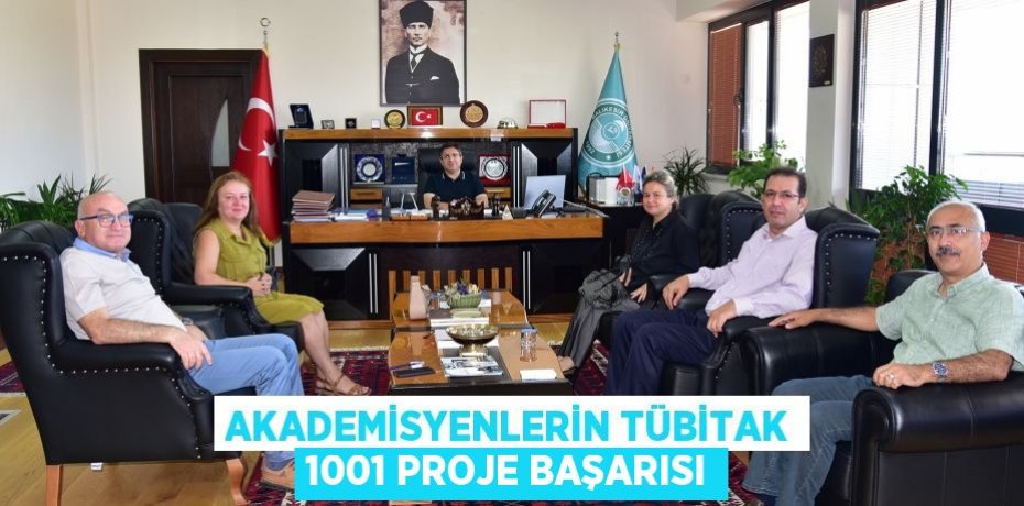 Akademisyenlerin TÜBİTAK 1001 Proje Başarısı
