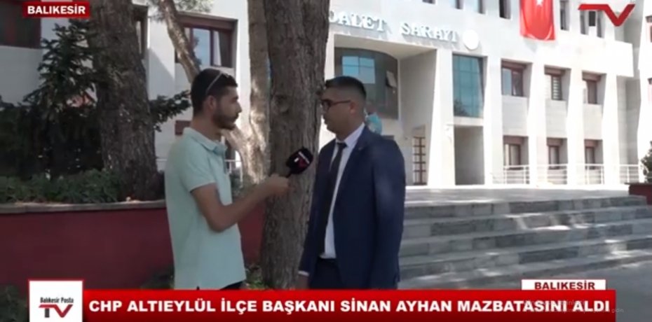 CHP ALTIEYLÜL İLÇE BAŞKANI SİNAN AYHAN - 2