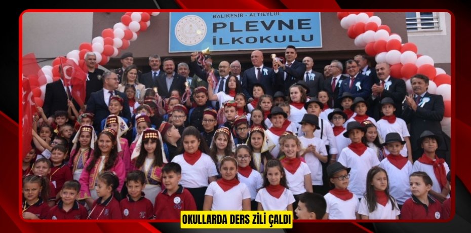 Okullarda ders zili çaldı