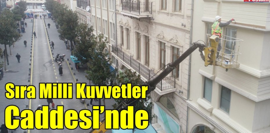 Sıra Milli Kuvvetler Caddesi’nde