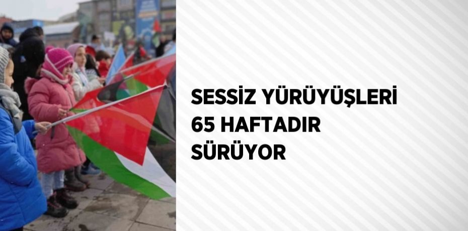 SESSİZ YÜRÜYÜŞLERİ 65 HAFTADIR SÜRÜYOR