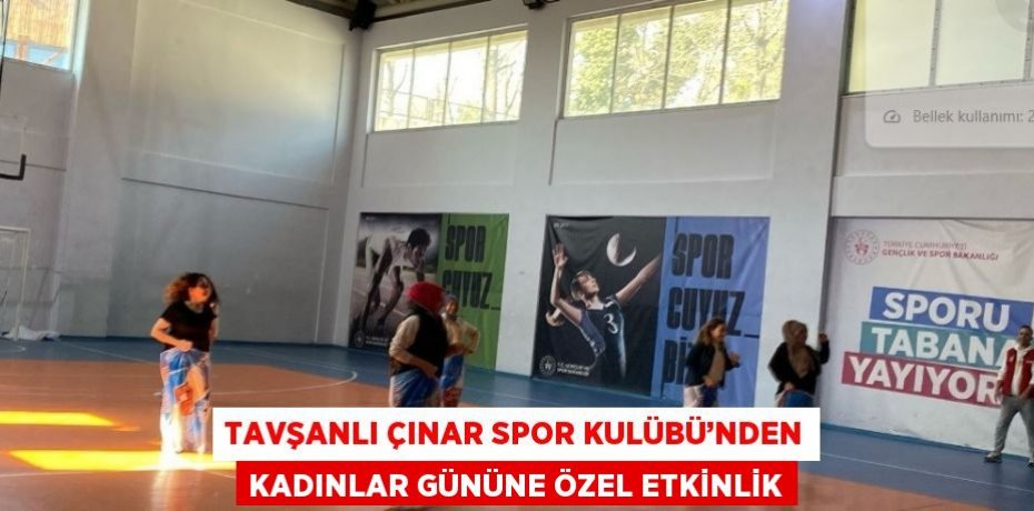 TAVŞANLI ÇINAR SPOR KULÜBÜ’NDEN KADINLAR GÜNÜNE ÖZEL ETKİNLİK