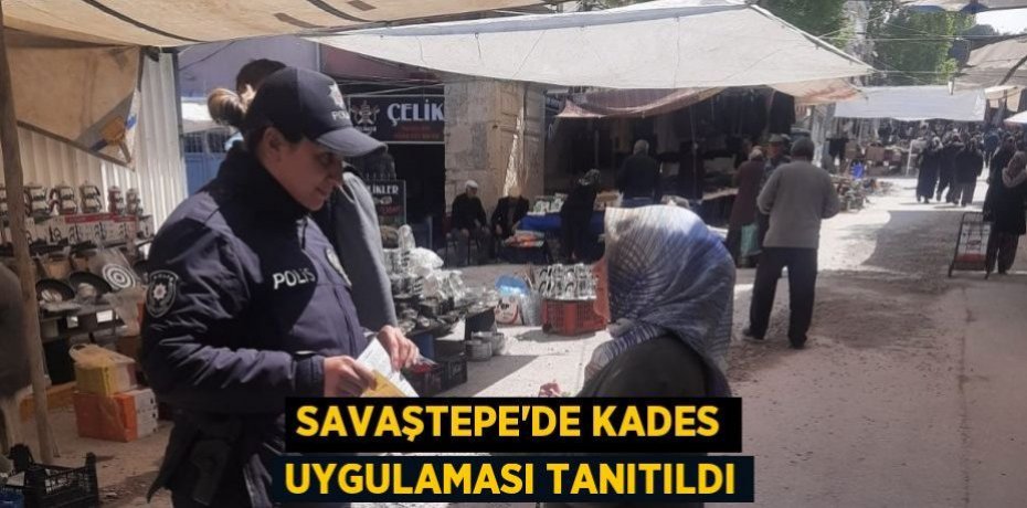 Savaştepe'de KADES uygulaması tanıtıldı