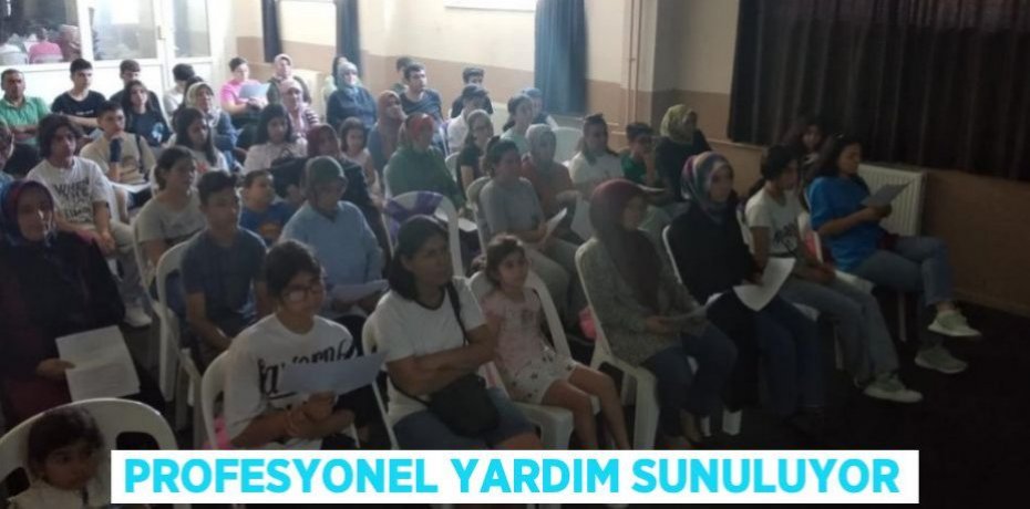 Profesyonel yardım sunuluyor