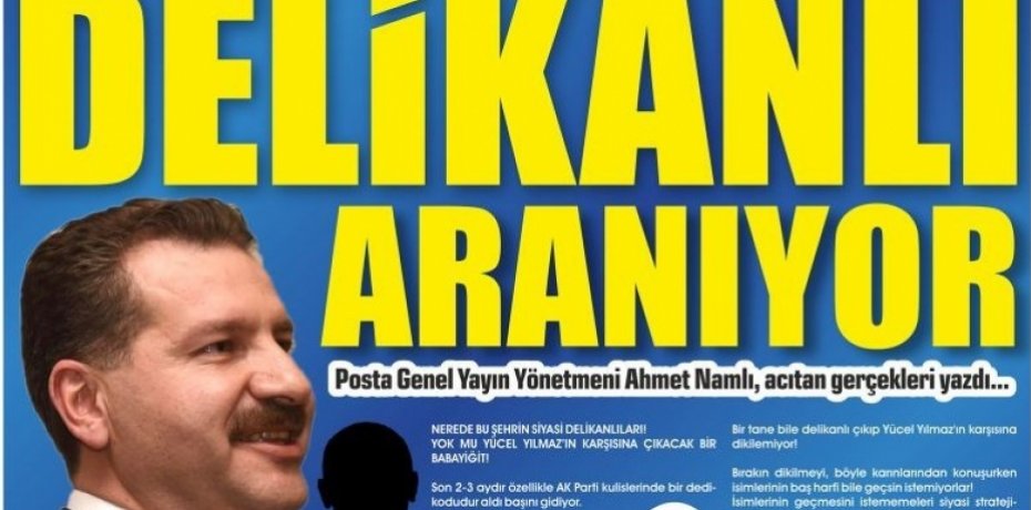 NEREDE BU ŞEHRİN SİYASİ DELİKANLILARI?