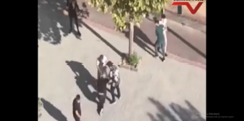 Tekmeli tokatlı kavga kamerada