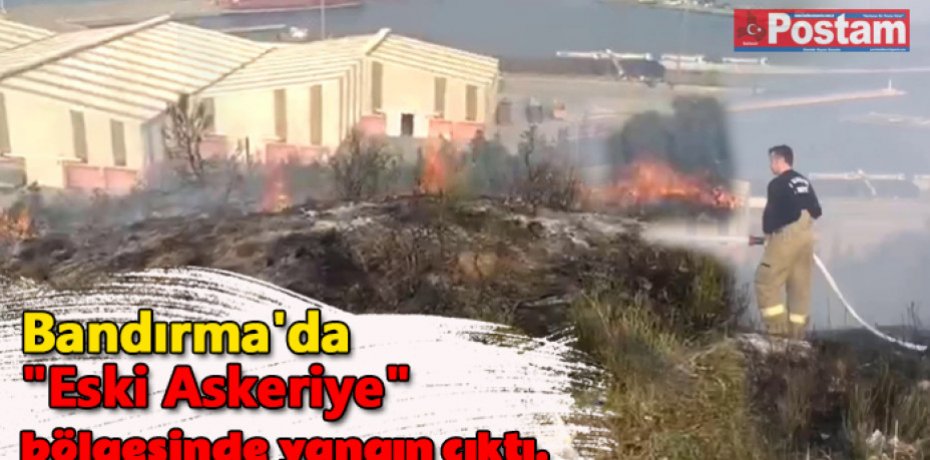 Bandırma'da yangın