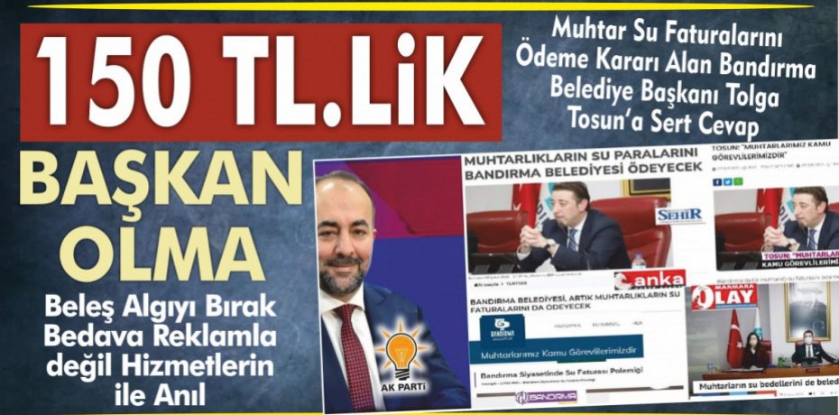 150 Tl.lik Başkan Olma