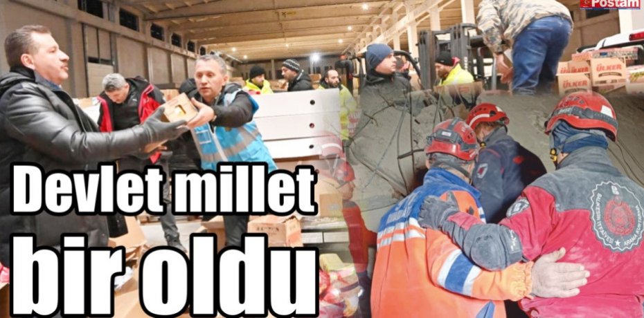 Devlet millet bir oldu