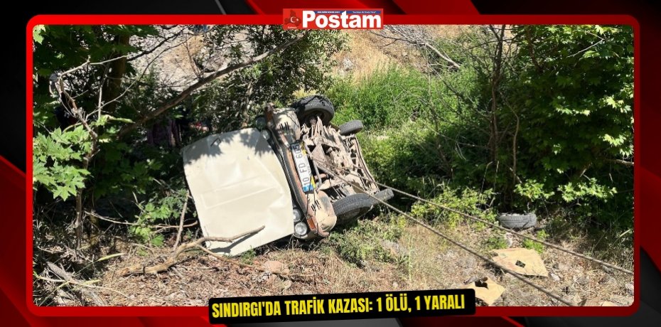 Sındırgı'da trafik kazası: 1 ölü, 1 yaralı