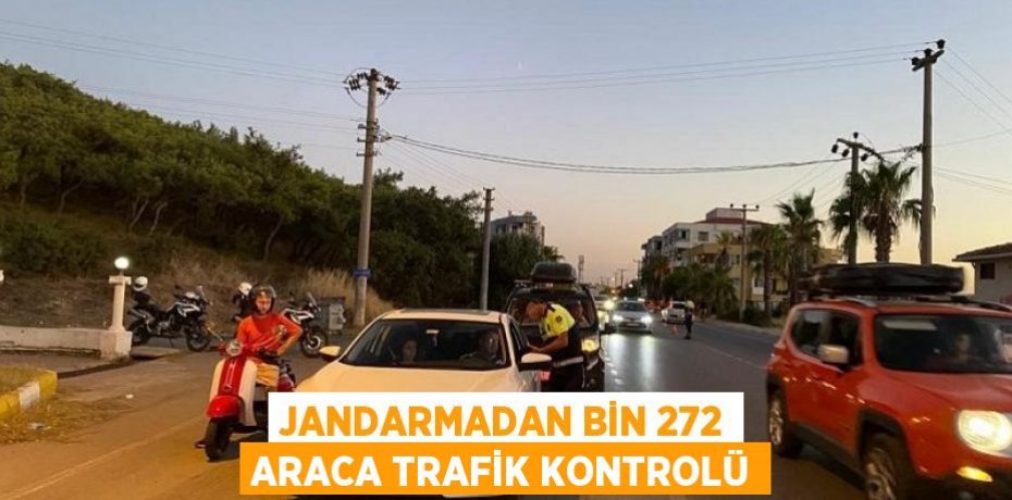 Jandarmadan bin 272 araca trafik kontrolü