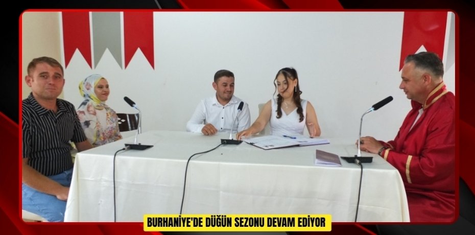 Burhaniye'de düğün sezonu devam ediyor  